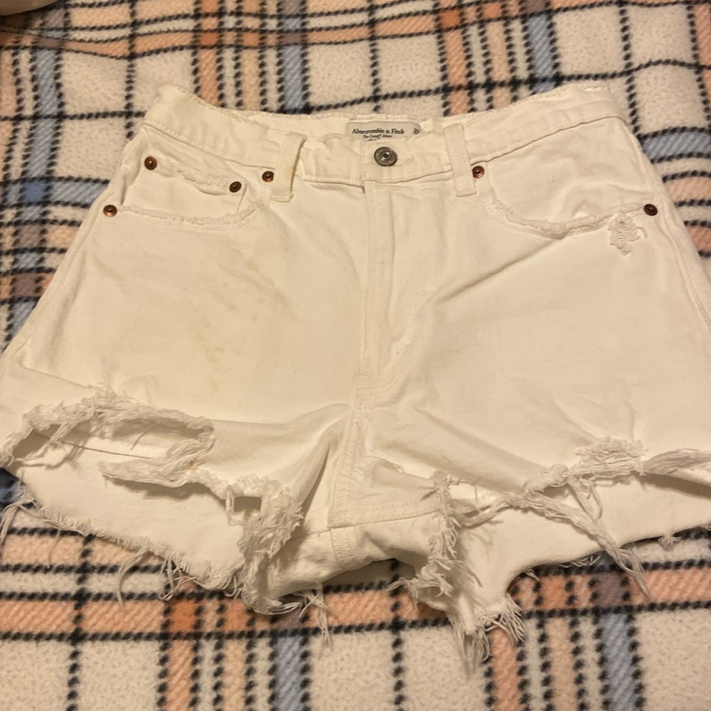 Abercrombie and Fitch cutoff  denim shorts